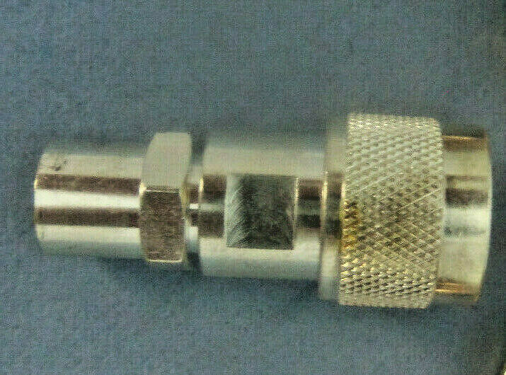 2 Pack, Ez-"n"- Male Connector, Silver / Teflon / Gold Contact