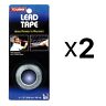 Tourna Racquet Lead Tape ¼ Inch X 72 Inches (pack Of 2)