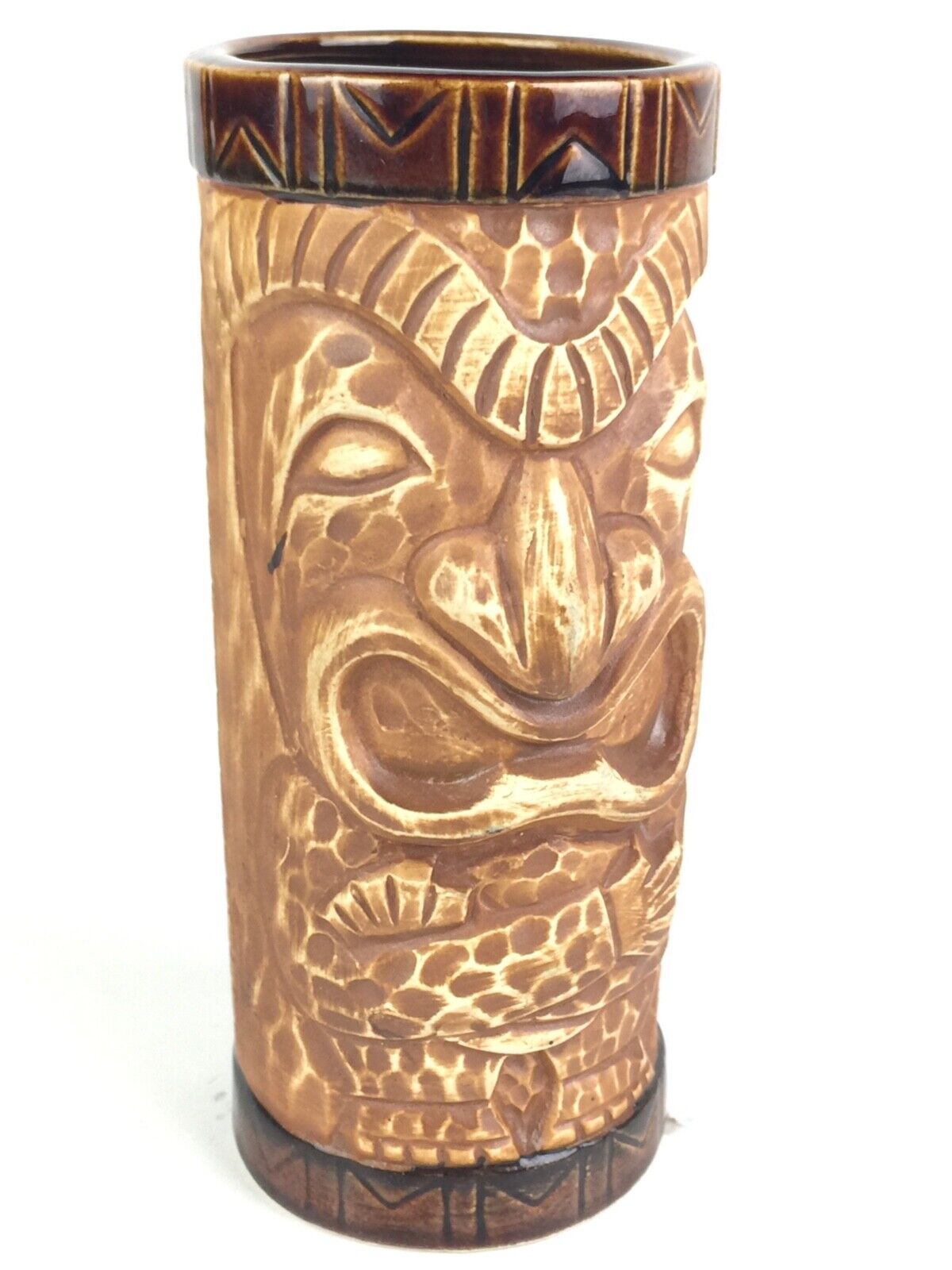 Vintage Otagiri Cross Armed Tiki Mug / Cup - Excellent