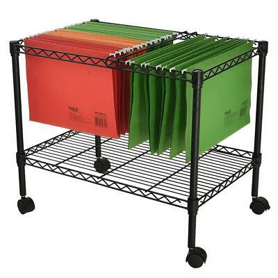 Metal Rolling File Cart Mobile 23.6 X 12.6 X 18" Office Supplies High Quality