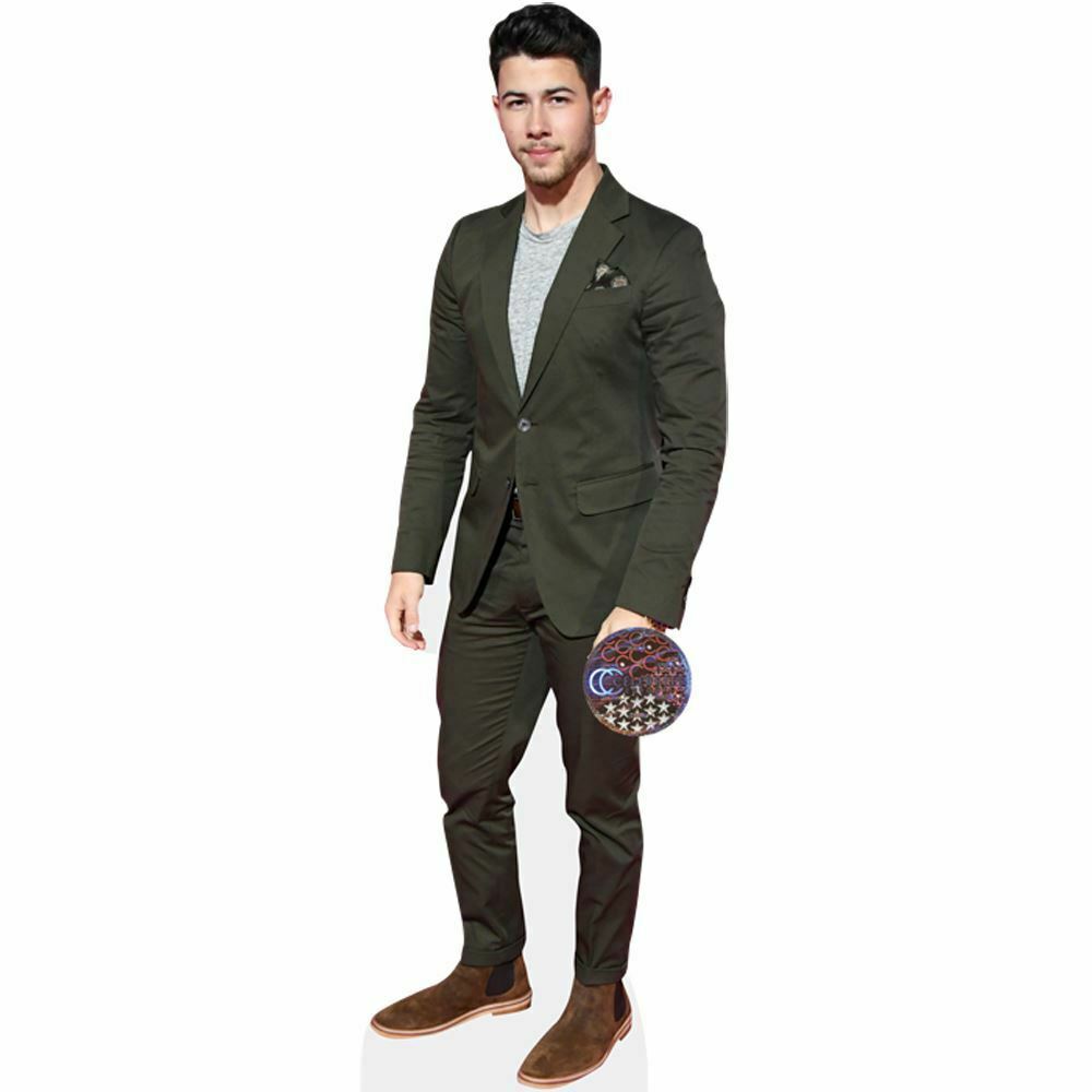Nick Jonas (green Suit) Mini Size Cutout