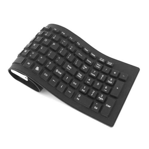 Waterproof Silicone Keyboard Foldable Flexible Usb Dustproof Dirtproof Full Size