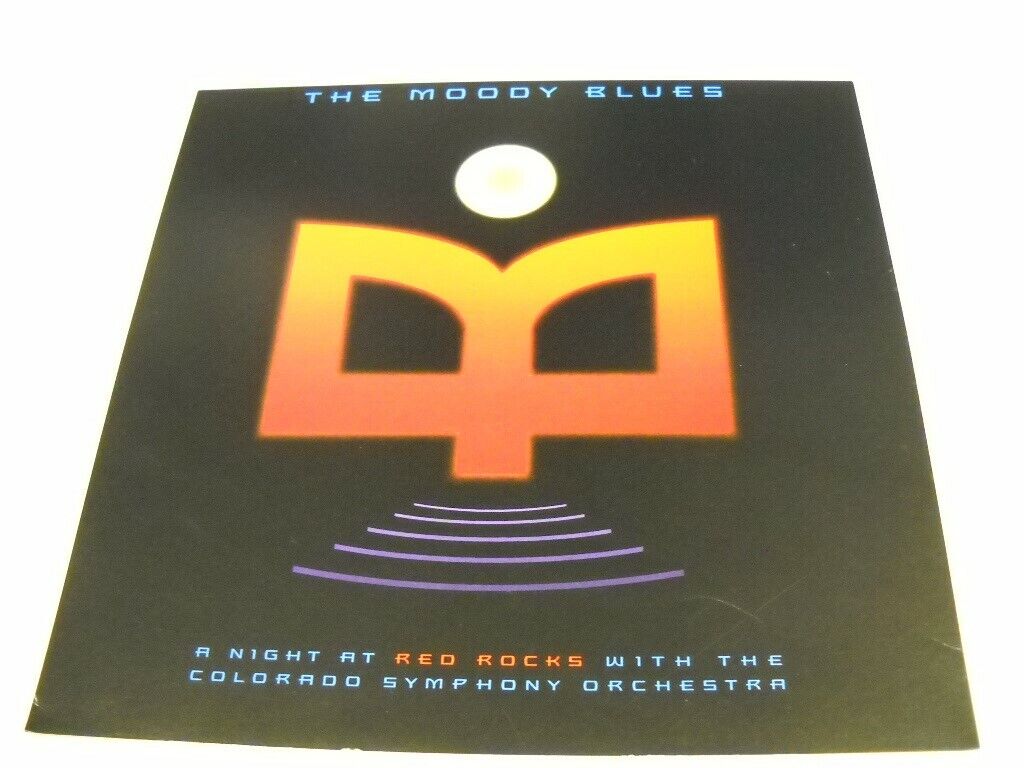 Moody Blues A Night At Red Rocks W/ Cso 2-sided 1993 Promo Decorator Flat Mint