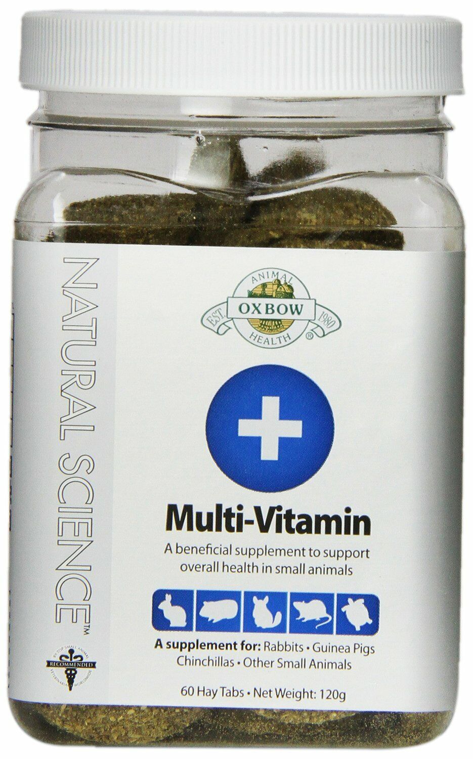 Oxbow Natural Science Multi-vitamin Helps Overall Health In Small Animals 4.2-oz