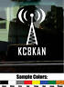 Ham Amateur Radio Call Sign Vinyl Decal/sticker Modern