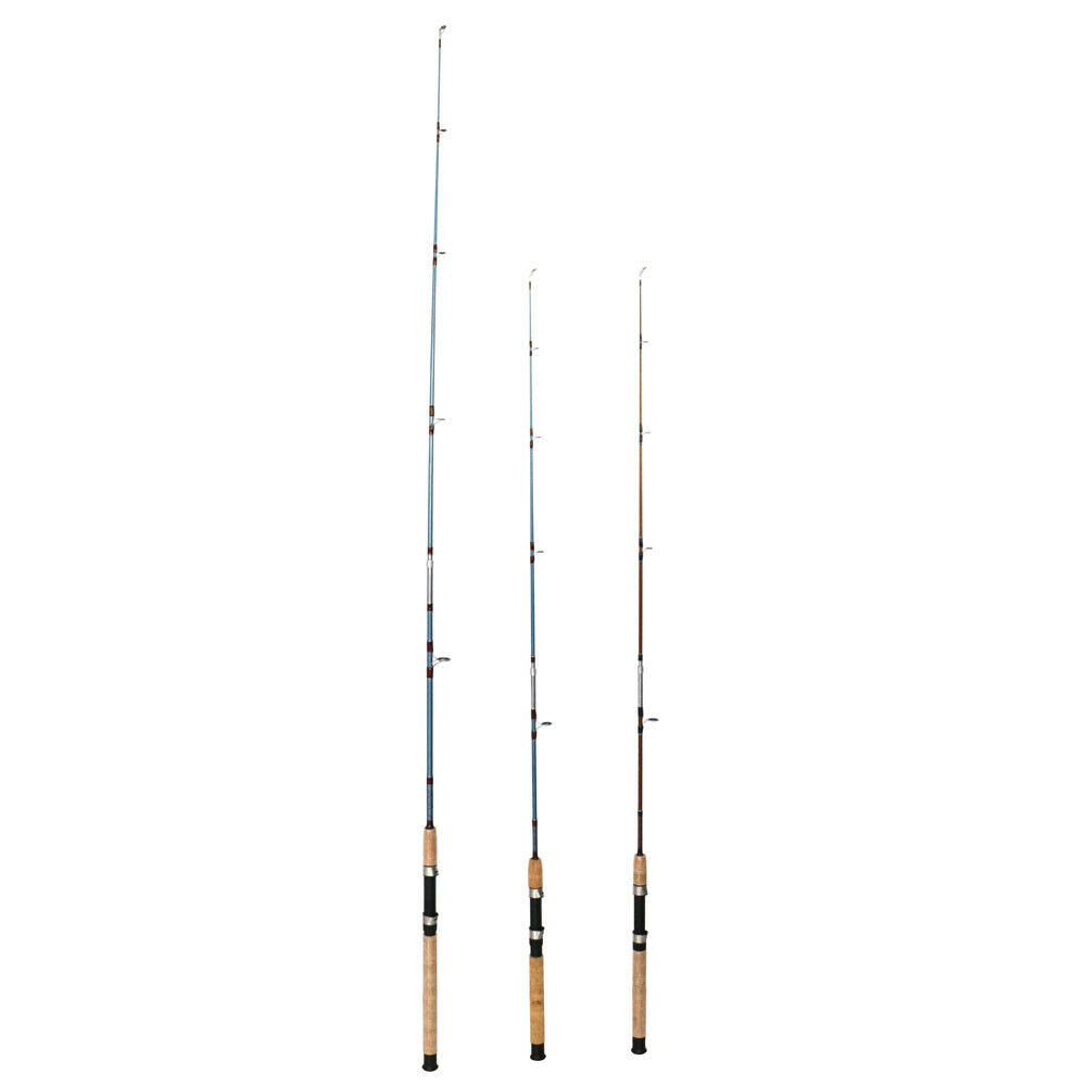 Saltwater Fishing Rod 10-30lb Jigging Spinning Rod Fiberglass 2 Section 6' 4'6"