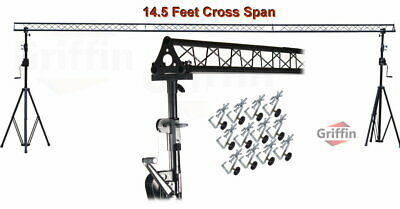 Crank Up Triangle Truss Light Stand – Dj Booth Lighting Trussing Stage Mount Pa