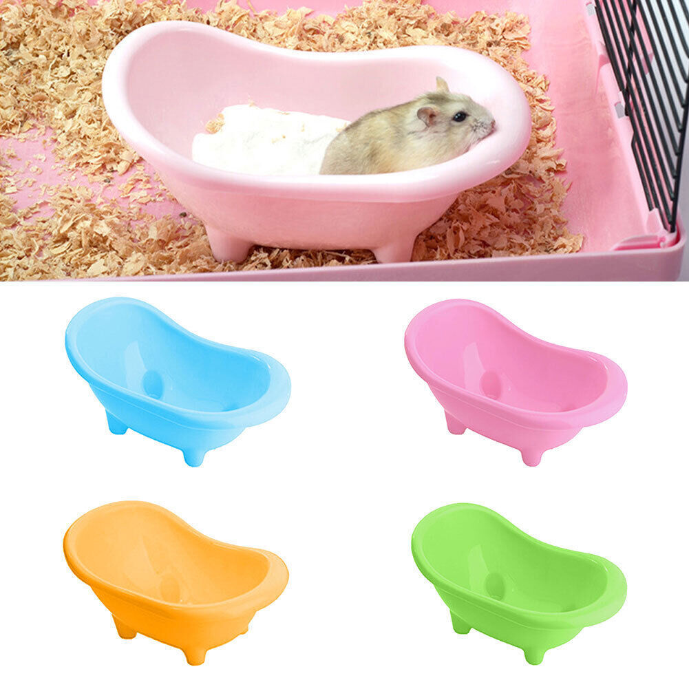 Plastic Hamster Bathroom Bath Sand Room Animal Hamster Sauna Toilet Bathtub