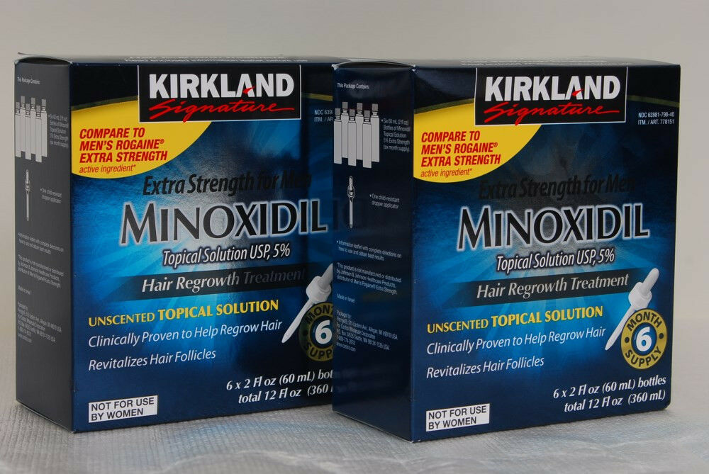 12 Months Kirkland Generic Minoxidil 5% Mens Hair Loss Regrowth Treatment 03/23