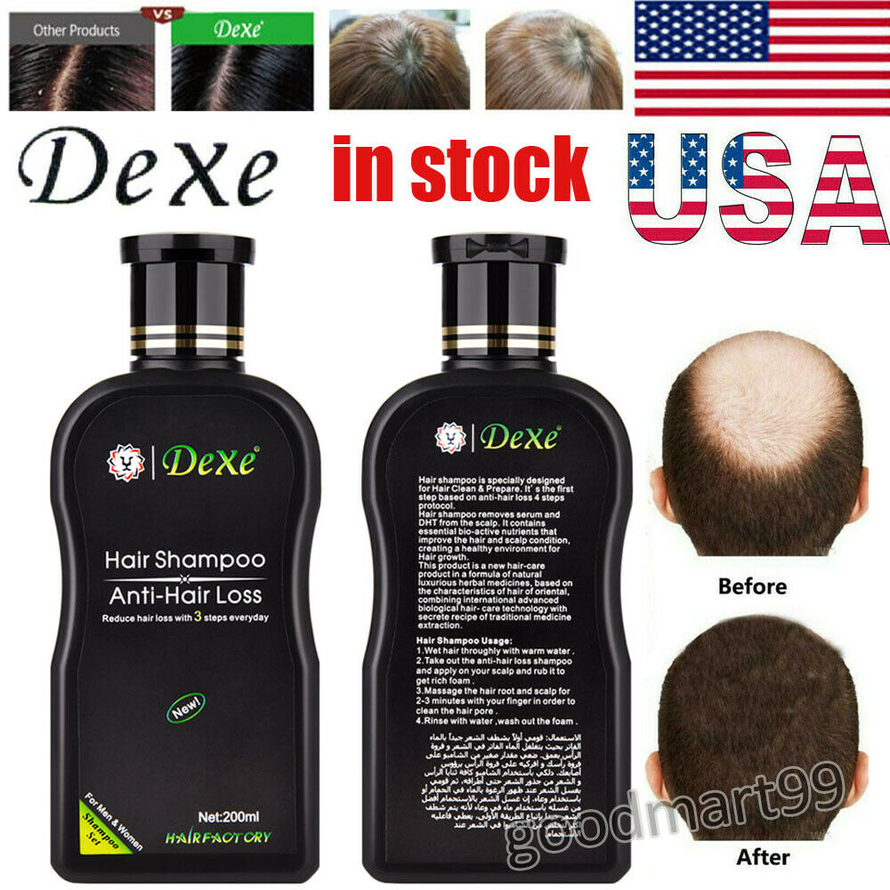 Dexe Anti-hair Loss Shampoo Chinese Herbal Hair Regrowth For Men &women 200ml Us