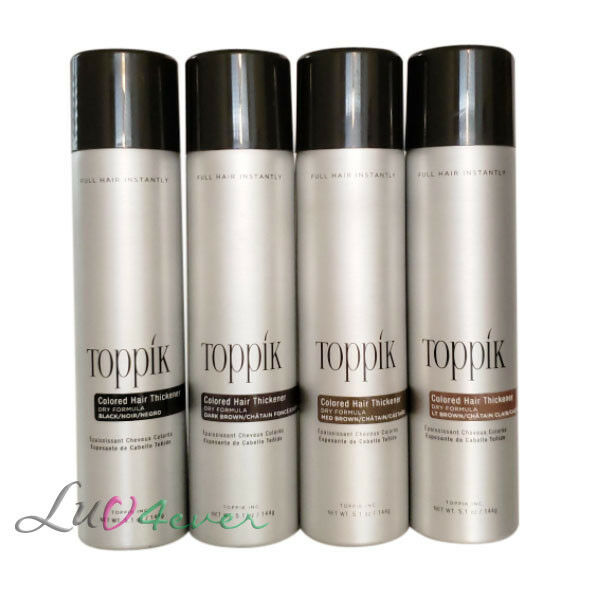 Toppik Colored Hair Thickener 5.1 Oz / 144g (choose From 4 Colors)