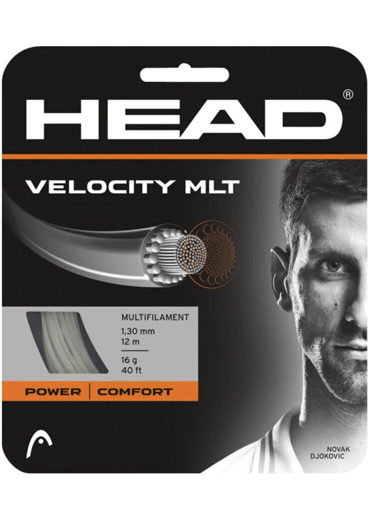 Head Velocity Mlt 17 (1.25) Multifilament Tennis String (natural)