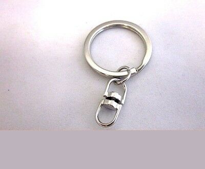 Lot Of 200 100 50 25 New Key Chains With Swivel Connectors Key Ring Wholesale