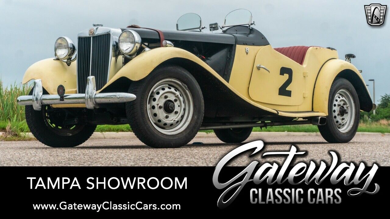 1952 Mg T-series  Yellow  1952 Mg Td   Flathead V8 221cid-60hp 3 Speed Manual Available Now!