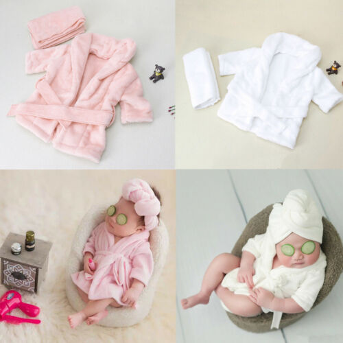 2018 Bathrobes Wrap Newborn Photography Props Baby Photo Shoot Accessories