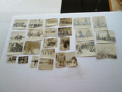 (25) Early 1900s Photos, New Hampshire Winter Scenes, Milford Inn Plus More