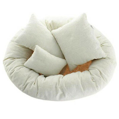 Baby Newborn Photography Basket Filler Wheat Donut Posing Props Baby Pillow Dt