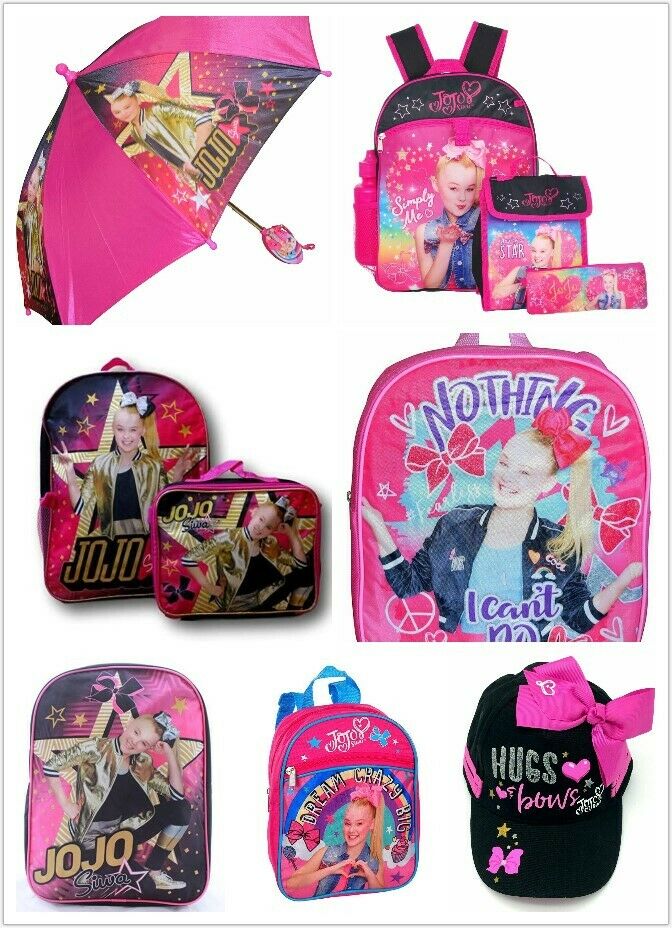 Nickelodeon Jojo Siwa School Backpack, Baseball Cap, Umbrella