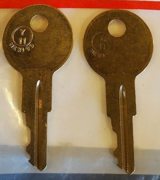 Aa201 - Aa426 2 New Keys All Steel File Cabinet / Furniture Key Cut To Your Code