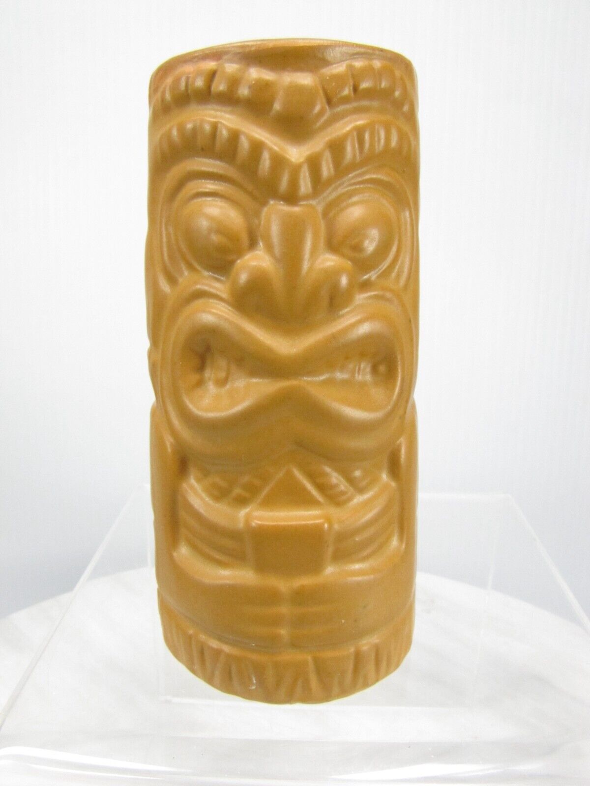 Mini Tiki Shot Glass   Shonfeld's Usa  Brown Ceramic
