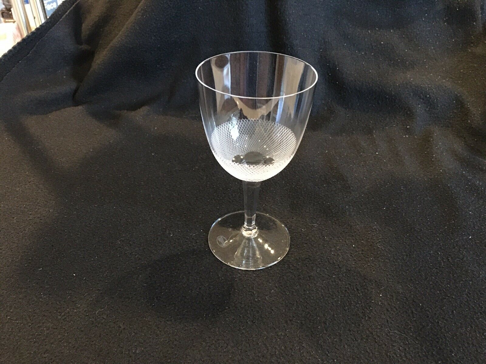 Moser Royal Crystal White Wine Large  Clear  6.3/8" Tall Made In Czech Republic