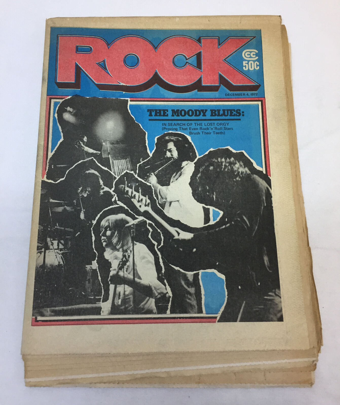 December 4, 1972 Rock~moody Blues,tim Buckley,santana,james Taylor,argent,more