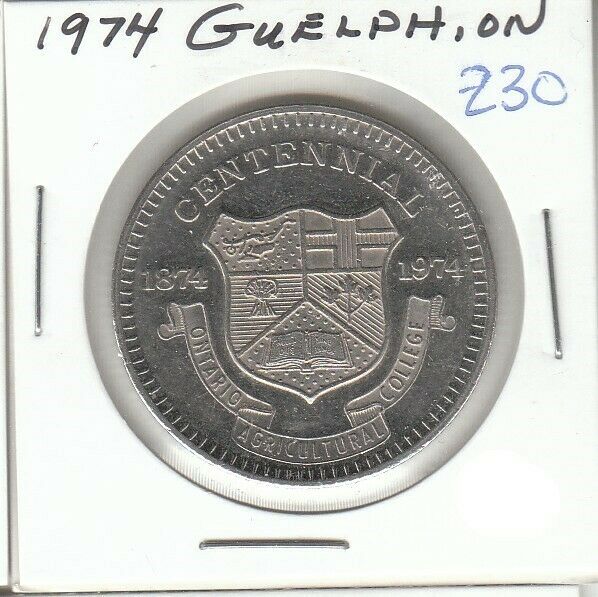 Canada Trade Dollar - Circulated - Guelph Ontario 1974 - Z30