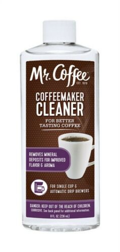 Mr. Coffee 470908 Removes Mineral Deposits Coffee Maker Cleaner Liquid 8 Oz.