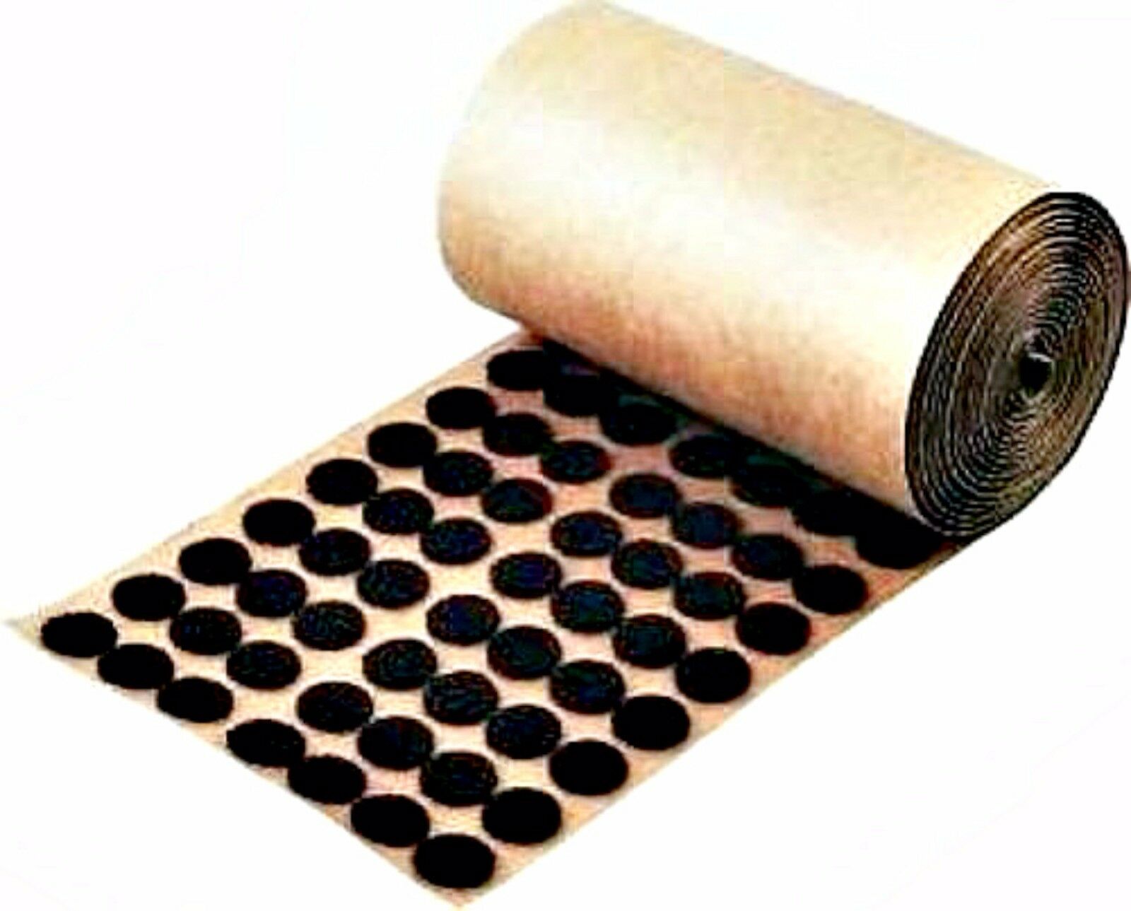 Adhesive Back Felt Buttons 1,000 Brown Dots Pads 1/2" Furniture Protection Usa
