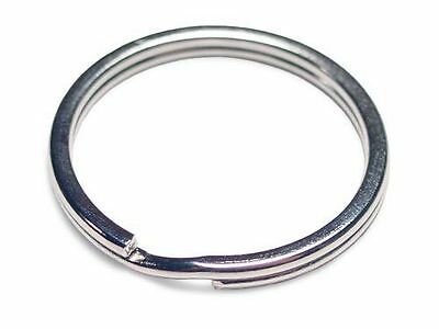 Wholesale 50 100 500 1000 Key Rings 32mm 1-1/4" D. Split Ring Silver Usa Seller