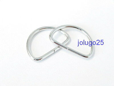 100 5/8 Inch D Rings Metal Dee Rings Webbing  Strapping #37107