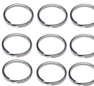 Wholesale Lot 1000 500 100 50 New Key Rings 29mm 1-3/16" Diameter Split Ring