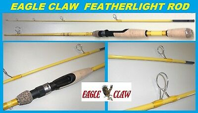 Eagle Claw Featherlight 5'-6" Ultra Light Spinning Rod #fl204-56 Free Usa Ship!