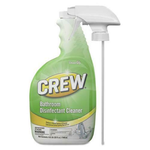 Johnson Diversey Cbd540199 Crew Bathroom Disinfectant Cleaner, Floral Scent, 32
