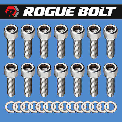 Bbc Valve Cover Bolts Stainless Steel Kit Big Block Chevy 396 402 427 454 502 Gm