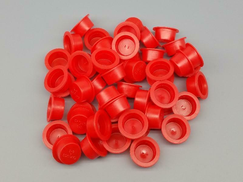 100pc 9/16" Plastic Fireworks Plugs End Caps For Pyro Tubes  Crafts Salute
