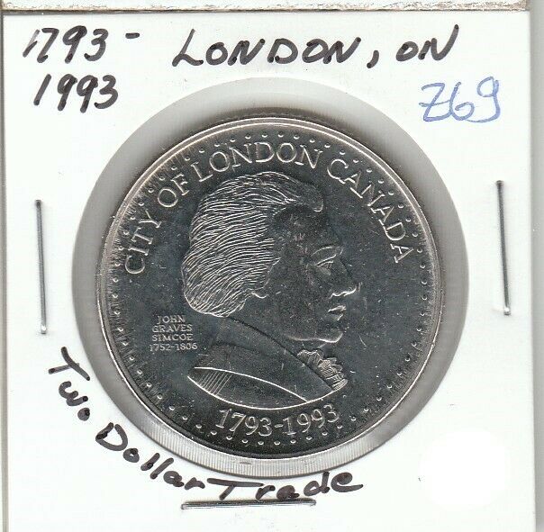 Canada Trade Dollar - Circulated - London Ontario 1993 - Z69