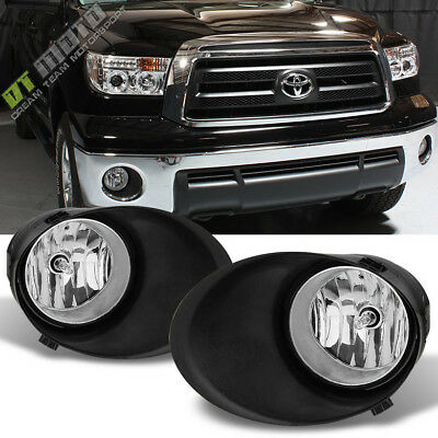 For 2007-2013 Toyota Tundra Bumper Fog Lights Lamps+switch+covers Set Left+right
