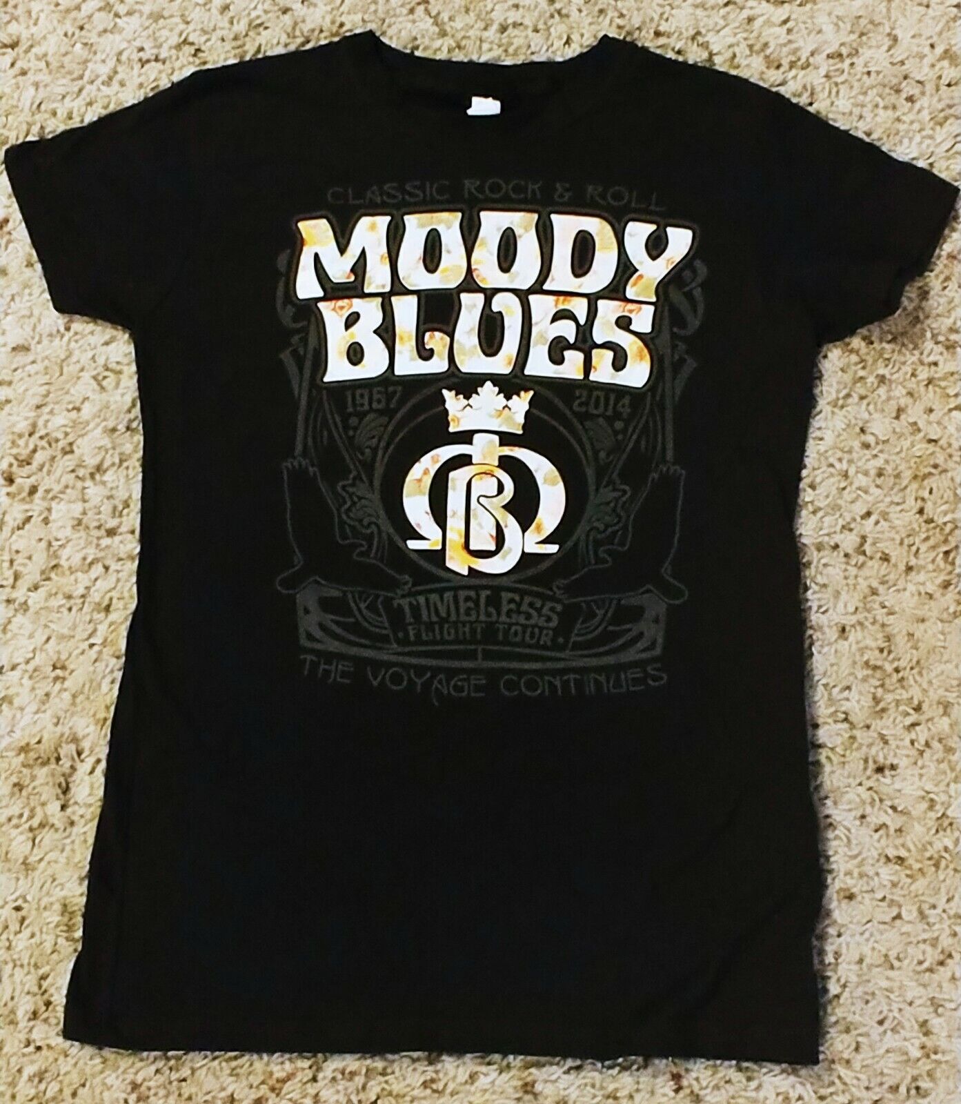 ☆ Moody Blues T-shirt, Timeless Flight Tour, Women's Large. Mint Condition! ☆